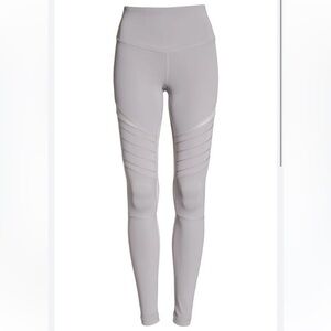 Zella Moto High Waist Leggings Grey Bird size medium